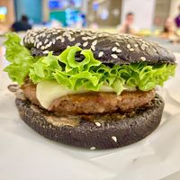 Truffle burger at Vegan Burger - Al Ghurair Centre in Dubai