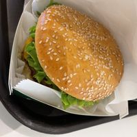 Beaf burger   at Vegan Burger - Al Ghurair Centre in Dubai