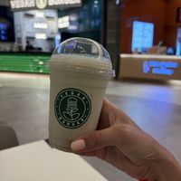 Strawberry matcha shake  at Vegan Burger - Al Ghurair Centre in Dubai