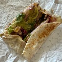 Shawarma wrap  at Vegan Burger - Al Ghurair Centre in Dubai