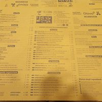 The menu at To Steki in Bologna