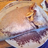 Chocolate-banana crêpe at Let It Be in Berlin