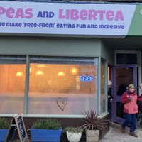   at Peas and Libertea in Whitley Bay