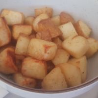 Potato Cubes at Peas and Libertea in Whitley Bay