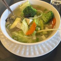 Miso veggie soup  at Thai Spices in Sedona