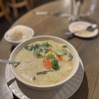 Green curry  at Thai Spices in Sedona