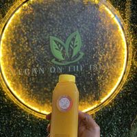 Mango juice  at Vegan On The Island - Pop up in Longwood