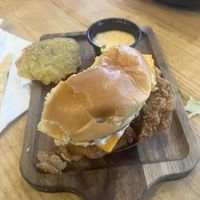 Heart of palm fish sandwich   at Vegan On The Island - Pop up in Longwood