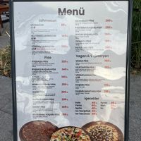 menü at Pidexpress in Istanbul