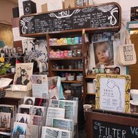 Inside at Massolit Budapest Books and Café in Budapest