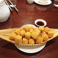Spicy Salt Tofu Cubes. at Veggie Kingdom - Causeway Bay - 緻素坊 in Hong Kong Island