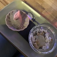 Mohneis und Zwetschgenkuchen  at Zweiundzwanzig Showcase Kitchen in Mannheim