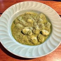 Sunflower pesto gnocchi  at Brunch City in Dubai