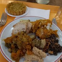 vegan from the buffet (kind of all you can eat 16,90€) at Basilic Instant in Besancon