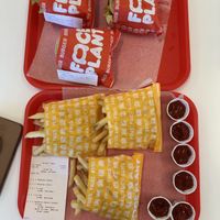 Double fancies and fries   at FACE PLANT in Portland