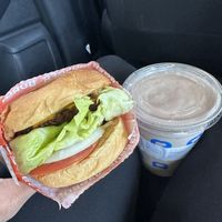 Double fancy and chocolate shake  at FACE PLANT in Portland