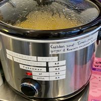 Golden soup  at Creamy & Crunchy  in Wellington