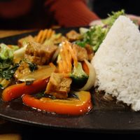 No. 15 Thai basil curry (vegan) with tofu at Sumo Thai Sushi in Saarbrucken
