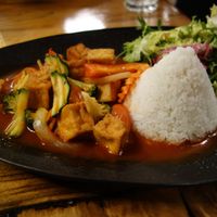 No. 17 Sweet bowl curry (vegan) with tofu at Sumo Thai Sushi in Saarbrucken