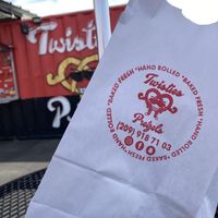 Just Another Sunny Californian Day and Another Pretzel 🥨   at Twisties Pretzels in Modesto