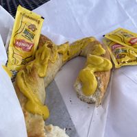 Messy But SO Good - If You Know Me, You Know I Adore My Pretzels w/Hella Muuuuustaaaard 😛🥨💛  at Twisties Pretzels in Modesto