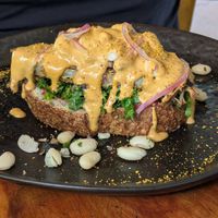 Lush toast at La Terraza at Lush Atitlán in San Marcos La Laguna