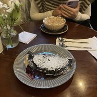 Penaut butter strawberry jam crepe  at Crepes A La De Dios in Bogota