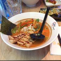 Ramen de miso picante con tofu at Suki Ramen in Santiago De Compostela