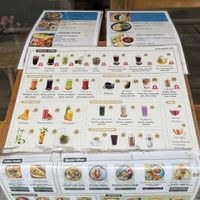 Menu -serves mostly only western food   at Hveggie in Hanoi