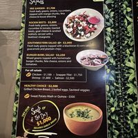 Menus  at Julie Mango Restaurant in Kingston