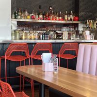 Full vegan bar at Francis Burger Joint  in Minneapolis