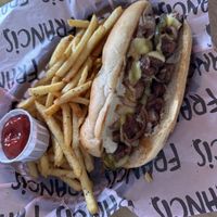 Filly cheesesteak special with fries  at Francis Burger Joint  in Minneapolis