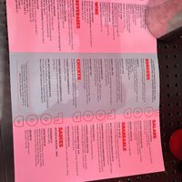 Menu page 1  at Francis Burger Joint  in Minneapolis