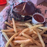 Pub grub special with fries   at Francis Burger Joint  in Minneapolis