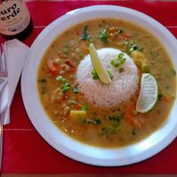 Jamaican curry at Severina na Augusta  in Sao Paulo