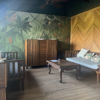 Inside seating  at Roots Restaurant in Manuel Antonio