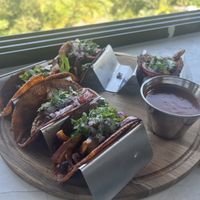 Birria tacos 🌮  at Roots Restaurant in Manuel Antonio
