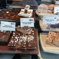 Some of the vegan cakes available at Bakesmiths in Bristol