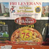 Delivery at Erikslusts Pizzeria in Malmo