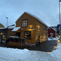 outside  at Bardus Bistro & Bar in Tromsoe