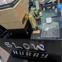 The stand at Slow Hurry Coffee in Youngstown
