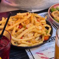 Spicy Chips (cooked in separate vegetable oil to carcass) at Maggie Fu - Hanover St in Liverpool