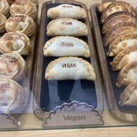 Vegan empanada  at La Flia in Chambery