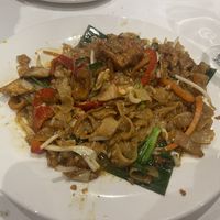 Drunken noodles with tofu   at Sambal in Manchester