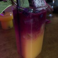 Pink Flamingo Drink #Veganuary at Johny‘s Jungle in Marbach An Der Donau