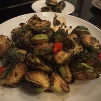Brussel sprouts (no bacon, specify)  at Wesley & Rose Lobby Bar - Surf Hotel in Buena Vista