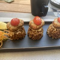 Falafel nigiri  at Sunnyside Up in Diani Beach