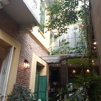 There are few balconies and floors at Citta Café & Végé in Hanoi