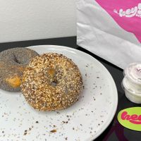 salted poppy + everything bagel (plated at home) at Hey Bagel  in Seattle
