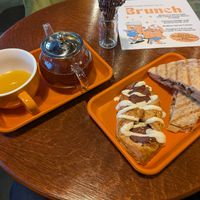 Kalamata tart, Herbivore melt at Patera Temperance Lounge and Bistro in Spokane